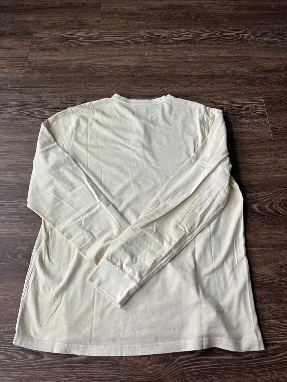 J. Crew Vintage-wash cotton henley Sz XL Stone Colorway Excellent Condition
